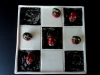 Juego de Tres en raya Manzanas y Mariquitas